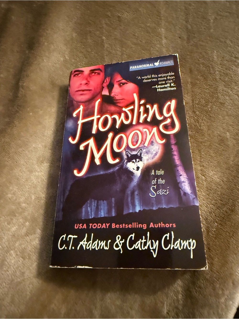 Howling Moon Paperback Novel - Red & Purple Cover GUC